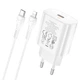 Адаптер сетевой Hoco Type-C для Lightning Cable Jetta Charger Set N22 |Type-C, 25W/3A, PD| - изображение 6