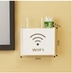 Настінна коробка для роутера Wi-Fi Полиця 24*20*9,5 см Біла сигнал - зображення 1