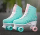 Раздвижные ролики квады Croxer Eysa Mint/Pink размер 39-42 (zh340) - изображение 7