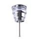 Донный клапан нажимной для раковины GLOBUS LUX HG15-04A BR без перелива латунь 1 1/4" глянцевый хром 000014082 - изображение 5