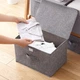 Ящик для хранения с крышкой MBM HOME TH-07 M Gray - изображение 2