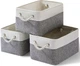 Ящик для хранения с ручками MBM HOME TH-10 L Gray/White - изображение 2