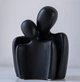 Абстрактна статуетка MORO 20*25+20*15 см чорний для пар Art Modern M-4461BL - изображение 1