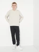 Детский свитшот Joma Montana 102107.001 129-140 см Светло-серый (8424309421076) - изображение 3