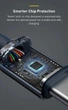 Кабель Baseus Crystal Shine Series USB to Type-C (100Вт, 1.2 метра, быстрая зарядка, мощный) - Черный - изображение 8