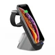 Бездротовий зарядний пристрій Wireless Charger 3в1 HYD-H18 15W док станція - зображення 4