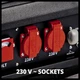 Генератор бензиновый Einhell TC-PG 35/E5 2.6/3.1 кВт AVR (4152551) - изображение 2