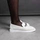 Лоферы женские Fashion Halsey 3576 40 размер 25,5 см Белый - изображение 6
