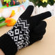 Зимові сенсорні рукавички для телефону Touchscreen Gloves з візерунком. - зображення 7