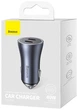 Ładowarka samochodowa Baseus Golden Contactor Pro Dual Fast Charger Car Charger C+C 40 W Dark Gray (CGJP000013) - obraz 6