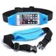 Сумка на пояс для смартфонов с сенсорным экраном RunBelt голубая - изображение 1