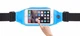 Сумка на пояс для смартфонов с сенсорным экраном RunBelt голубая - изображение 6