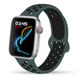 Силиконовый ремешок Fruct Nike Sport Band for Apple Watch 42/44/45/46/49 mm (CcBlk) Pine Green Black - изображение 1