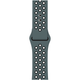 Силиконовый ремешок Fruct Nike Sport Band for Apple Watch 42/44/45/46/49 mm (CcBlk) Pine Green Black - изображение 2