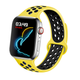 Силиконовый ремешок Fruct Nike Sport Band for Apple Watch 42/44/45/46/49 mm Yellow Black - изображение 1