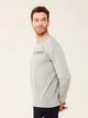 Пижамный лонгслив мужской хлопковый U.S. Polo Assn 18467 XL Серый (8680557329810) - изображение 3