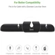 Органайзер для кабелів UGREEN LP114 Cable Organizer Clip 2-pack Black (30762) - изображение 4