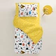 Простирадло на резинці Cosas YELLOW STARFALL 150х200x20 (4822052294833) - зображення 4