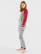Пижама (свитшот + штаны) женская U.S. Polo Assn 16800 L Grey Melange (8680557379662) - изображение 3