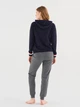 Пижама (худи + штаны) женская хлопковая U.S. Polo Assn 16806 M Navy (8680557379907) - изображение 2