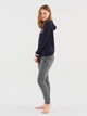 Пижама (худи + штаны) женская хлопковая U.S. Polo Assn 16806 M Navy (8680557379907) - изображение 3