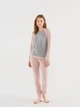 Пижама (свитшот + штаны) женская U.S. Polo Assn 16817 M Pink (8680557380903) - изображение 1