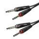 Аудіокабель Roxtone RACC200L03, 2х2x0.14, 0,3 м - зображення 1
