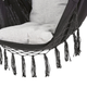 Бразильское кресло - гамак Outtec Boho XXL черный - изображение 4