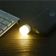 USB LED лампочка циліндрична, тепле світло White - зображення 5