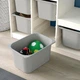 Стелаж для зберігання з контейнерами IKEA TROFAST 99x44x94 см (593.293.78) - зображення 3