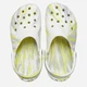 Женские кроксы Crocs Classic Marbled Clog 206867-1FJ 36-37 (M4/W6) 24 см Желтые (191448964631) - изображение 4