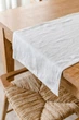 Скатертина-доріжка Раннер з лляної тканини TouchableLinen 1 шт 40х250 см Білий - зображення 4