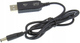 Підвищувальний перехідник – кабель для роутера Berger USB 5V to 12V DC 5.5х2.1 (SB 5V to 12V DC) - зображення 1