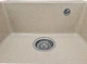 Гранитная кухонная мойка Kva-kva K81L 485x485х195мм Песочная - изображение 6