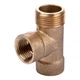 Трійник редукційний латунний 3/4″ЗР х 1/2″ВР х 1/2″ВР ливарний A0225А - зображення 2