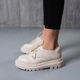 Броги женские Fashion Hogan 3792 38 размер 24 см Бежевый 4419856 - изображение 3
