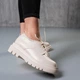 Броги женские Fashion Hogan 3792 38 размер 24 см Бежевый 4419856 - изображение 8