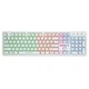 Клавіатура REAL-EL 7070 Comfort Backlit, white - зображення 1
