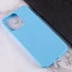Силиконовый чехол Candy для Apple iPhone 13 Pro Max (6.7") (DeepSkyBlue) - изображение 3
