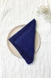 Льняные салфетки TouchableLinen 1 шт Синий 40х40 см - изображение 3