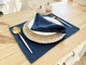 Сервировочный коврик (ланчмат) из льна TouchableLinen 1 шт 35х45 см Синий Подставка под тарелку - изображение 3