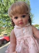 Силіконова лялька Reborn Agatha, пупс вініловий Реборн з косами зріст 55 см. Reborn KEIUMI (57097184) - зображення 3