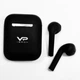 Беспроводные наушники гарнитура Veron (VR-01) TWS Bluetooth Earphone — Colorful Sound(Black) (723812) - изображение 4