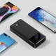 Портативный зарядный павербанк Baseus Bipow Digital Display 20000mAh на 15 W, LED-дисплей + кабель micro USB - изображение 10