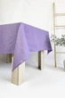 Льняная скатерть на стол TouchableLinen 1 шт 100х100 см Лавандовый - изображение 2