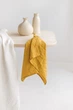 Полотенце для кухни из льна TouchableLinen 1 шт 40х60 см Горчичный - изображение 1