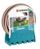 Шланг Gardena Classic 13 мм (1/2"), 20 м Set з кронштейном і комплектом для поливу (18005-29) - зображення 1