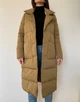 Натуральный длинный пуховик пальто ниже колен Mod-Room XS Хаки RA-PW10205 - изображение 7