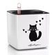 Вазон Lechuza Cube Glossy САТ 14 белый 13507 - изображение 1