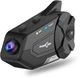 Bluetooth-мотогарнітура для шолома FreedConn R1 Pro з камерою Black (fdr1pro) - зображення 3